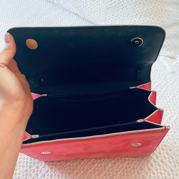 M2Malletier Pink and Ivory Clutch - Picture 2 of 3